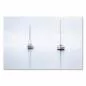 Preview: Zwei Segelboote im Nebel, minimalistische Komposition, Stille. Preview: Zwei Segelboote im Nebel, minimalistische Komposition, Stille.