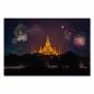 Preview: Die Shwedagon Pagode in Yangon (Myanmar) erstrahlt im Licht eines Feuerwerks. Preview: Die Shwedagon Pagode in Yangon (Myanmar) erstrahlt im Licht eines Feuerwerks.