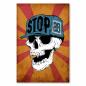 Preview: Ein lässiger Totenkopf mit Cap und dem Schriftzug "Stop 28".