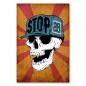 Preview: Ein lässiger Totenkopf mit Cap und dem Schriftzug "Stop 28". Preview: Ein lässiger Totenkopf mit Cap und dem Schriftzug "Stop 28".