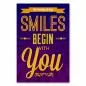 Preview: "So many of my smiles begin with you" - eine romantische Botschaft, die die Freude und das Glück der Liebe ausdrückt. Preview: "So many of my smiles begin with you" - eine romantische Botschaft, die die Freude und das Glück der Liebe ausdrückt.