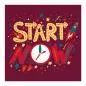 Preview: "Start Now" - Schriftzug mit Rakete, Uhr & Fußabdrücken - Motivation & Träume. Preview: "Start Now" - Schriftzug mit Rakete, Uhr & Fußabdrücken - Motivation & Träume.