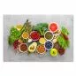 Preview: Verschiedene Superfoods in Schalen, grauer Hintergrund, gesunde Ernährung. Preview: Verschiedene Superfoods in Schalen, grauer Hintergrund, gesunde Ernährung.