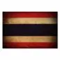 Preview: Thailändische Flagge im Grunge-Design: Die Farben Rot-Weiß-Blau symbolisieren die Nation, die Religion und das Königtum. Preview: Thailändische Flagge im Grunge-Design: Die Farben Rot-Weiß-Blau symbolisieren die Nation, die Religion und das Königtum.