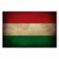 Preview: Ungarische Flagge im Vintage-Stil: Die Farben Rot-Weiß-Grün stehen für Stärke, Treue und Hoffnung. Preview: Ungarische Flagge im Vintage-Stil: Die Farben Rot-Weiß-Grün stehen für Stärke, Treue und Hoffnung.
