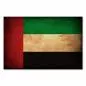 Preview: Vereinigte Arabische Emirate: Flagge Vintage: Die Farben Panarabismus und stehen für Einheit, Frieden und Reinheit. Preview: Vereinigte Arabische Emirate: Flagge Vintage: Die Farben Panarabismus und stehen für Einheit, Frieden und Reinheit.