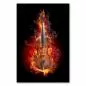 Preview: Eine Violine in Flammen symbolisiert die Intensität der Musik und schafft eine faszinierende Spannung. Preview: Eine Violine in Flammen symbolisiert die Intensität der Musik und schafft eine faszinierende Spannung.