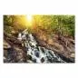 Preview: Wasserfall über mehrere Stufen, sonnendurchfluteter Wald - Ruhe & Schönheit. Preview: Wasserfall über mehrere Stufen, sonnendurchfluteter Wald - Ruhe & Schönheit.