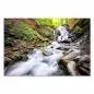 Preview: Rauschender Wasserfall stürzt über Felsen, grüner Wald, Sonnenlicht. Preview: Rauschender Wasserfall stürzt über Felsen, grüner Wald, Sonnenlicht.