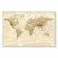Preview: Detaillierte Weltkarte im Vintage-Stil mit Ländernamen und geografischen Besonderheiten.Perfekt für Globetrotter. Preview: Detaillierte Weltkarte im Vintage-Stil mit Ländernamen und geografischen Besonderheiten.Perfekt für Globetrotter.