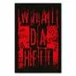 Preview: "What da Hell" in Rot auf Schwarz - Typografie-Design, ausdrucksstark. Preview: "What da Hell" in Rot auf Schwarz - Typografie-Design, ausdrucksstark.