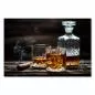 Preview: Zwei Gläser Whiskey, Eiswürfel, Zigarre & Karaffe, Rauchschwaden. Preview: Zwei Gläser Whiskey, Eiswürfel, Zigarre & Karaffe, Rauchschwaden.