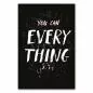 Preview: Schriftzug "You Can Everything" - Motivation, Glaube an sich selbst, Herausforderungen. Preview: Schriftzug "You Can Everything" - Motivation, Glaube an sich selbst, Herausforderungen.