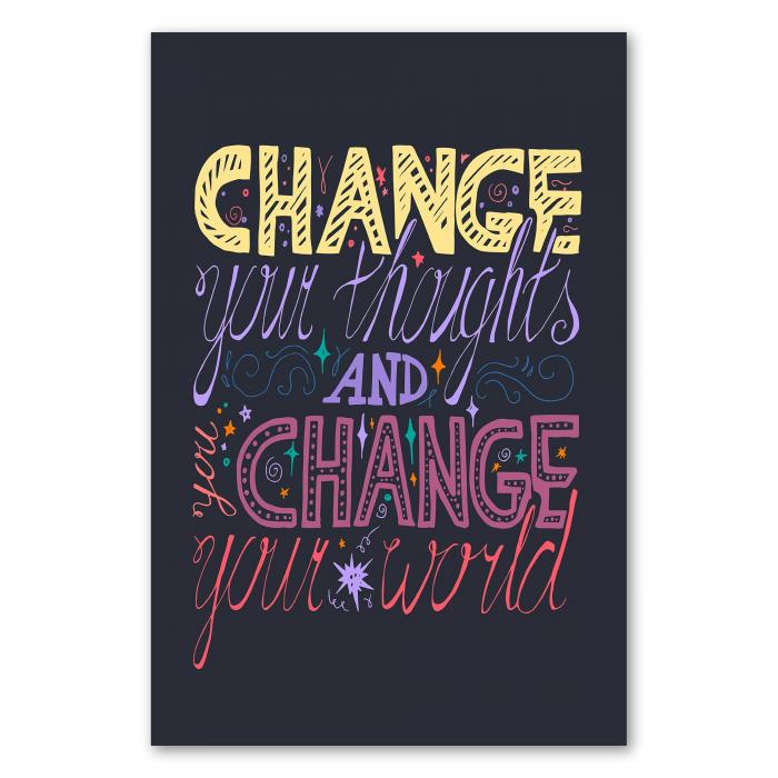 Preview: Ändere deine Gedanken | Postereck 2715