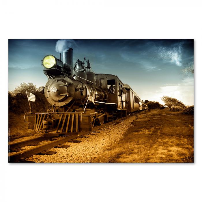 Preview: US-Dampfzug: Nostalgie & Sonnenuntergang | Postereck 0011