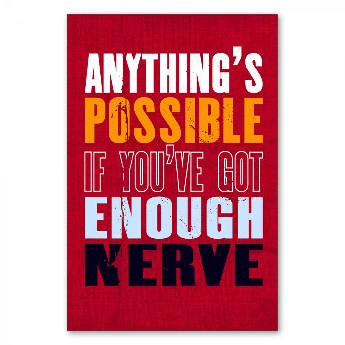 Preview: Alles ist möglich mit Mut | Postereck 1202