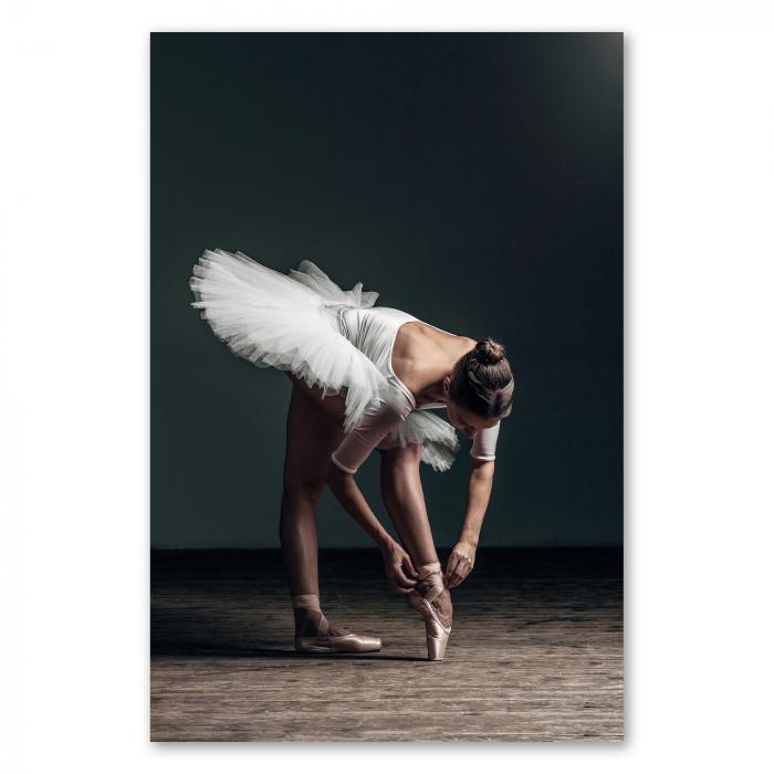 Preview: Ballerina bindet Ballettschuh | Postereck 1112