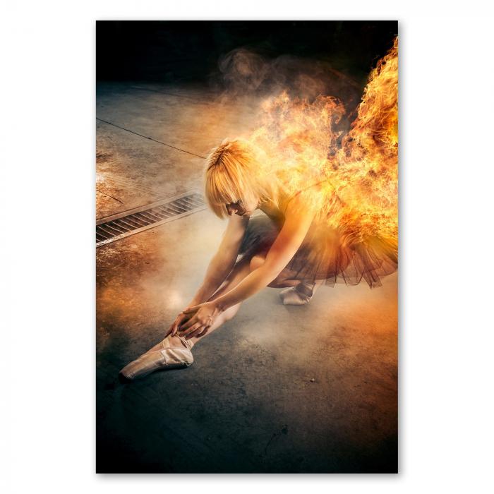 Preview: Ballerina und Flammen | Postereck 2921