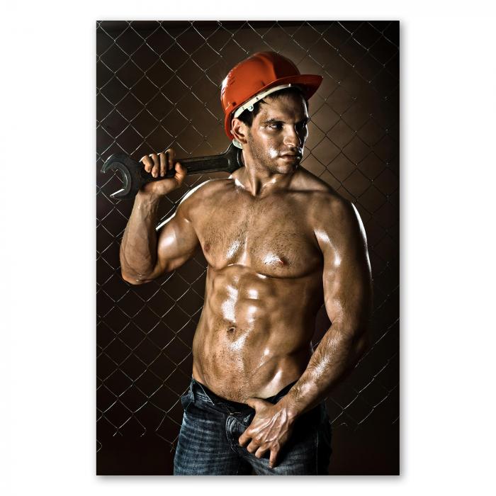 Preview: Bauarbeiter: Stärke & Handwerk | Postereck 0821