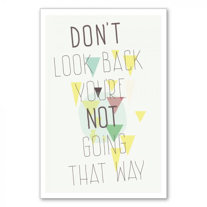 Preview: Blick nach vorn: Du gehst… | Postereck 1580