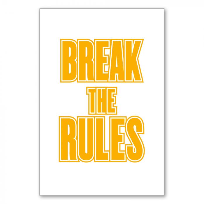 Preview: Break the Rules | Postereck 1565