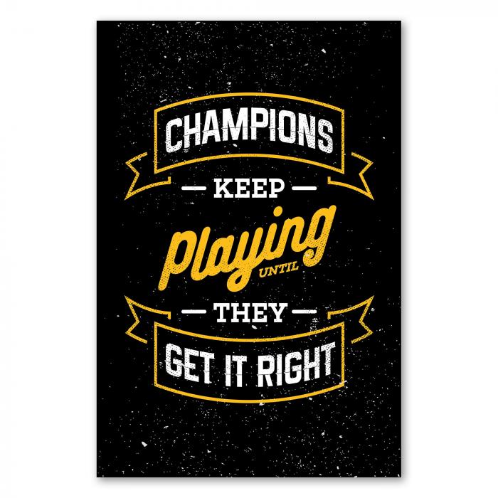 Preview: Champions-Zitat | Postereck 1220