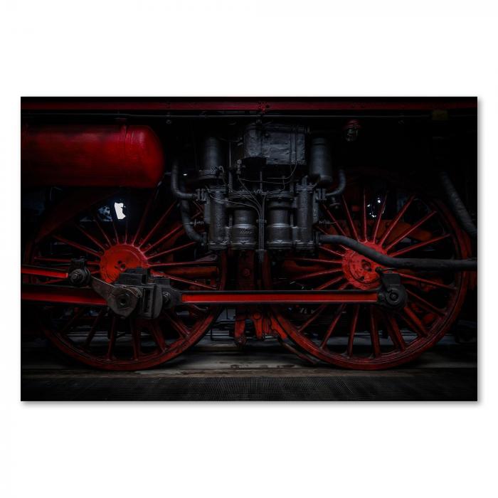 Preview: Kraftpaket: Die Räder einer Dampflok | Postereck 1034