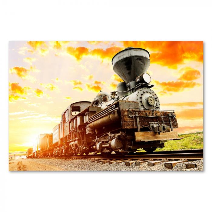 Preview: Dampflok im Abendrot | Postereck 3302