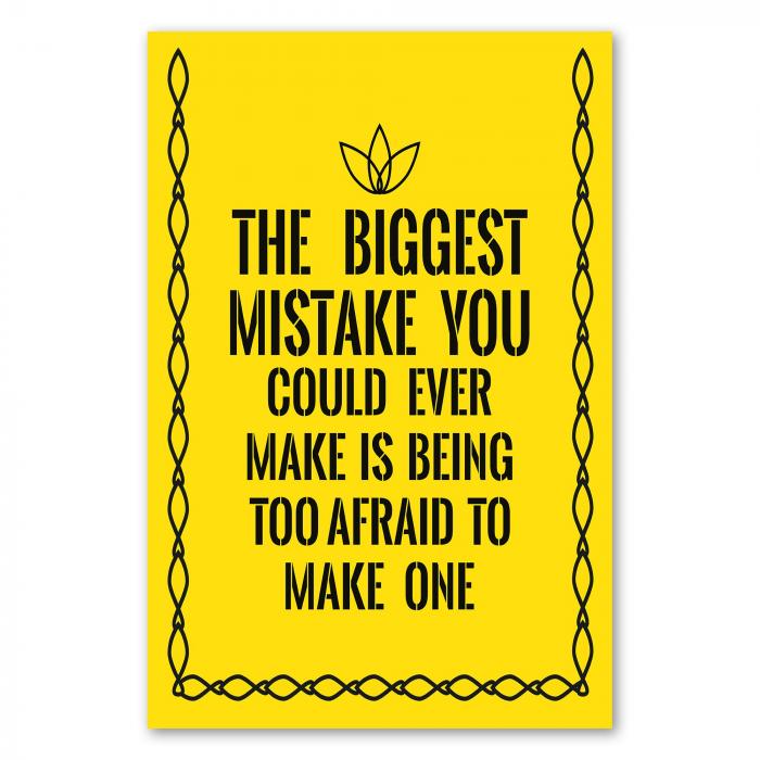 Preview: Angst: Der größte Fehler | Postereck 1619