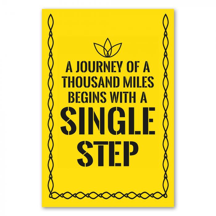 Preview: Ein Schritt nach dem anderen | Postereck 1622