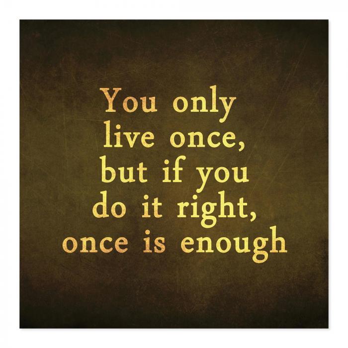 Preview: Einmal richtig | Postereck 2412