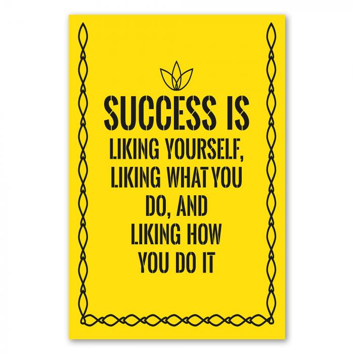Preview: Erfolg ist, dich selbst zu mögen | Postereck 1617