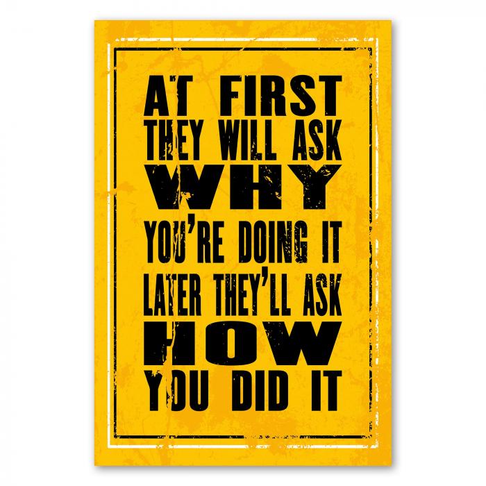 Preview: Warum? - Wie? | Postereck 1667