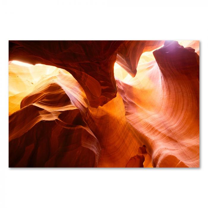 Preview: Rote Felsschlucht: Abstrakt | Postereck 1782