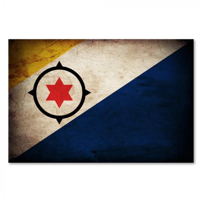 Preview:  Bonaire: Vintage Flagge, Karibisches Flair | Postereck 0358