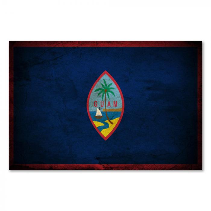 Preview:  Guam: Vintage Flagge & Inselparadies | Postereck 0394