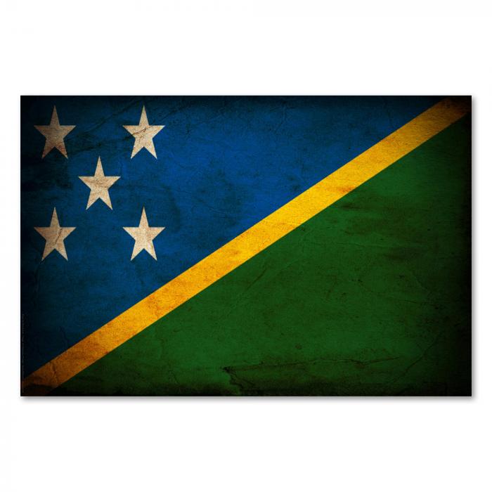 Preview:  Salomonen: Vintage Flagge, Sterne & Streifen | Postereck 0386