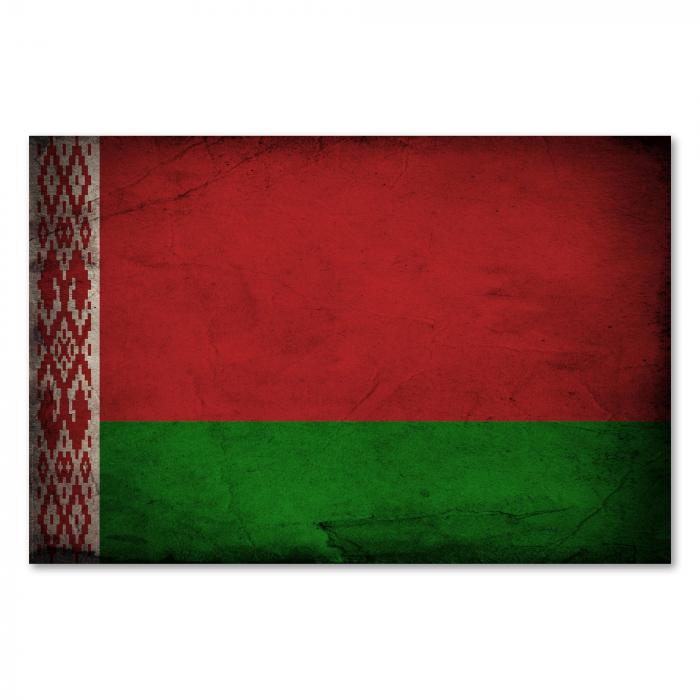 Preview:  Weißrussland: Vintage Flagge, Tradition & Kultur | Postereck 0338