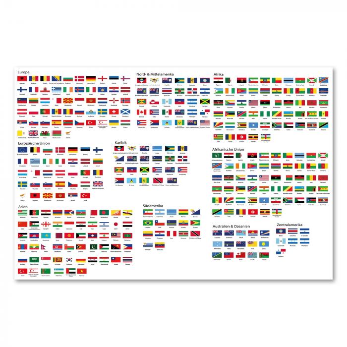 Preview: Flaggen der Welt | Postereck 2515
