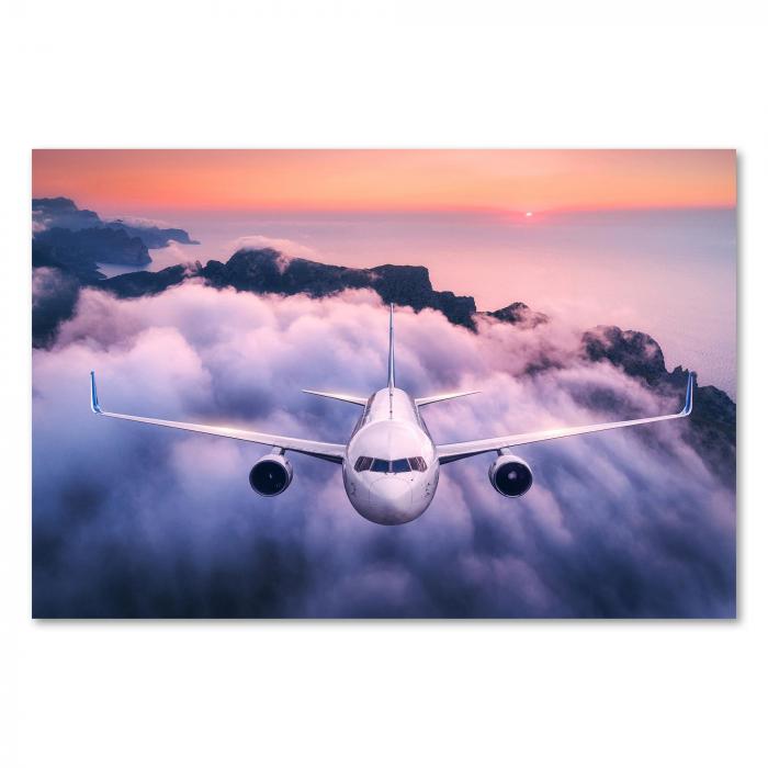 Preview: Flugzeug & Sonnenuntergang | Postereck 2976