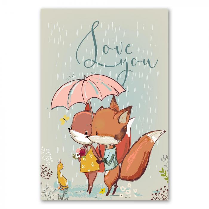 Preview: Verliebte Füchse | Postereck 3977