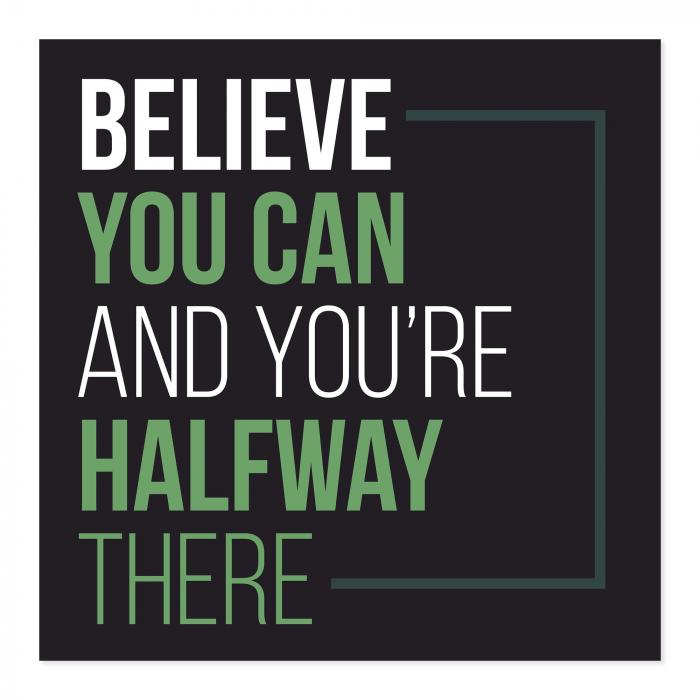 Preview: Glaube an dich | Postereck 2467