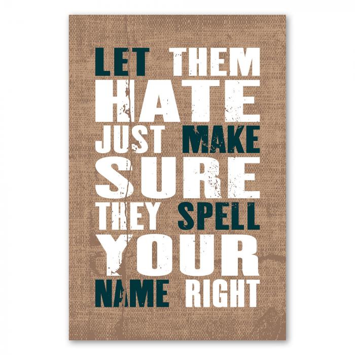 Preview: Hass und Erfolg | Postereck 1212