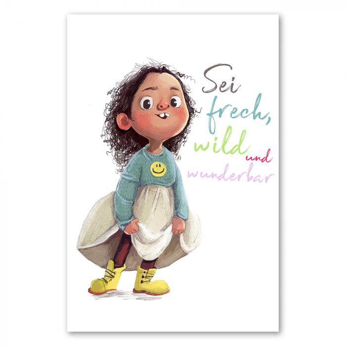 Preview: Lebensfreude Mädchen | Postereck 4055