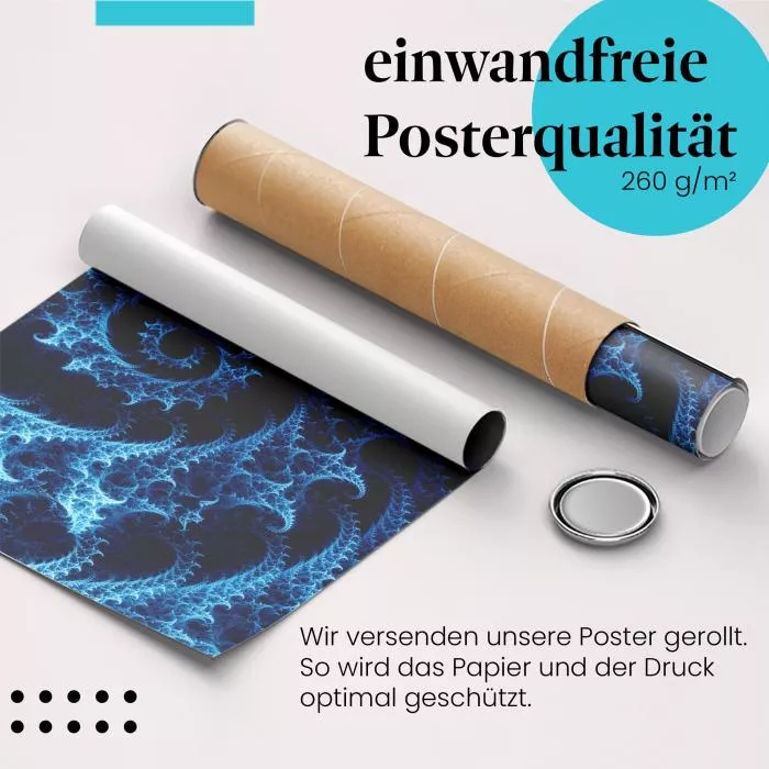 Blaue Spirale | Postereck 3360