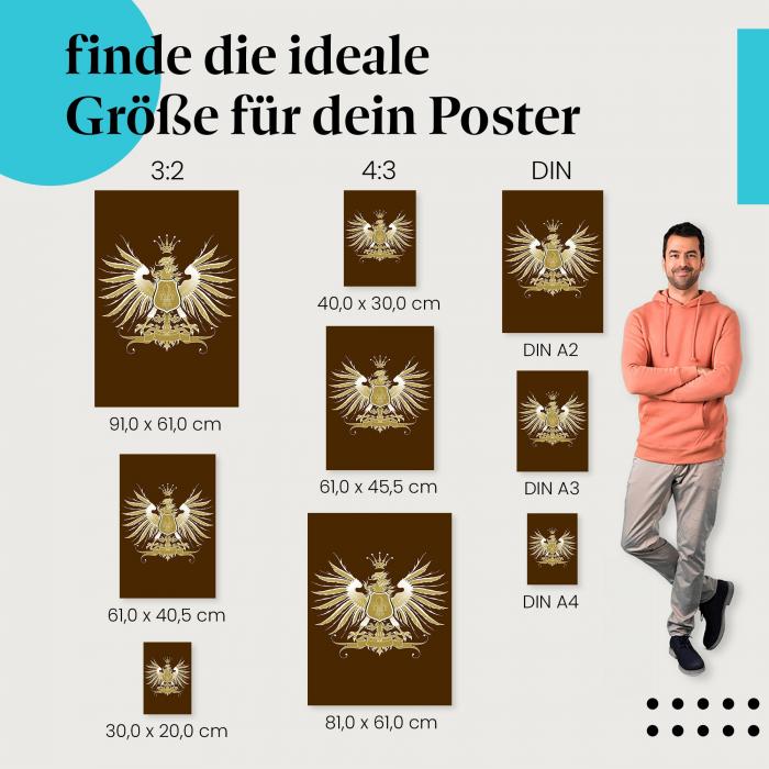 Wappen Poster: Historisches Wappen!