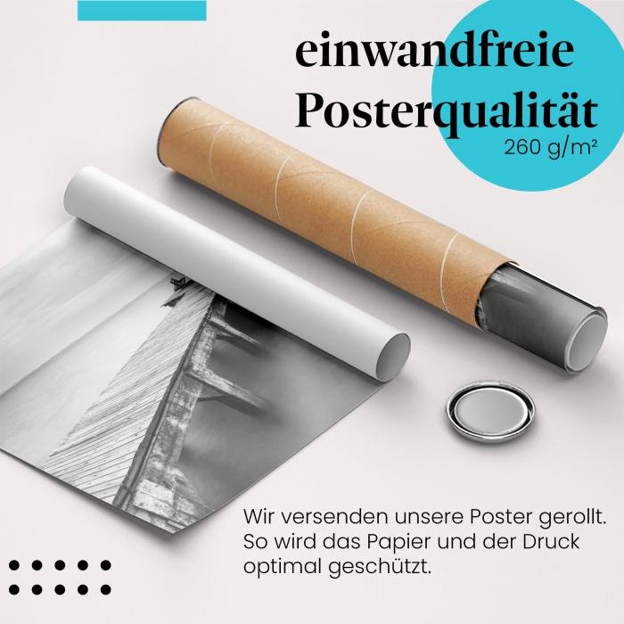 Preview: Einsamer Steg: Ruhe & Minimalismus | Postereck 0469