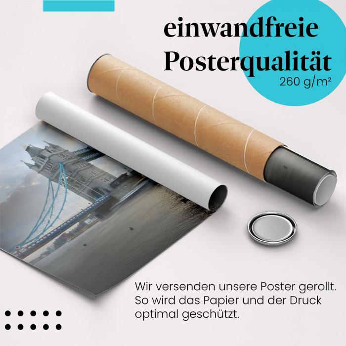 Preview: Tower Bridge: London bei Sonnenuntergang | Postereck 0453