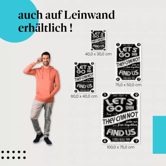 Abenteuerlust: Vintage Spruch | Postereck 1975