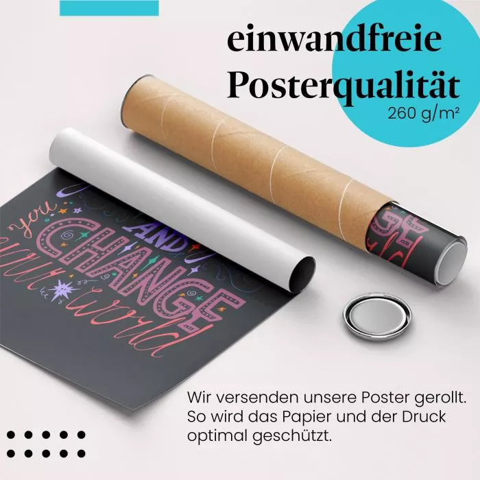 Ändere deine Gedanken | Postereck 2715
